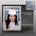 4"x6" Vertical Glass Photo Frame with Silver Border